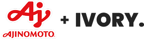 logos ajinomoto + ivory